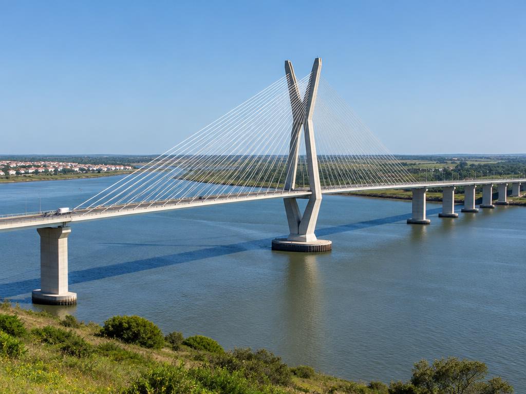 Ponte Internacional do Guadiana — Vila Real de Santo António, Portugal–Espanha (imagem ilustrativa)